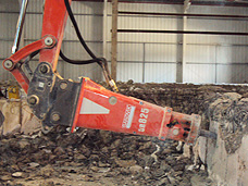 site clearance concrete bursting