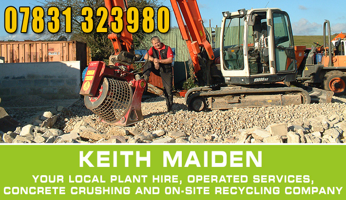 Concrete crusher hire Dorset