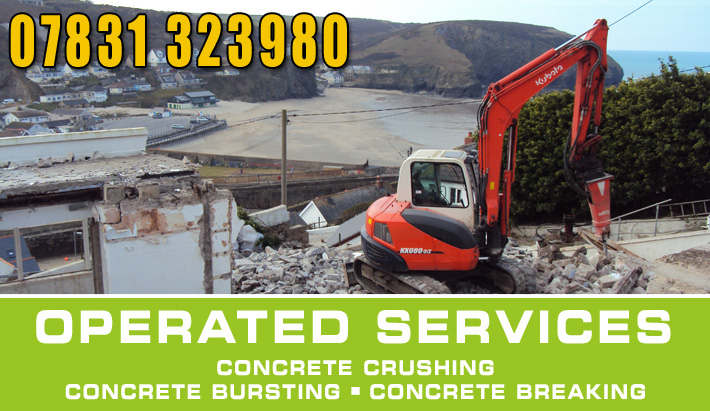 operated plant hire Dorset